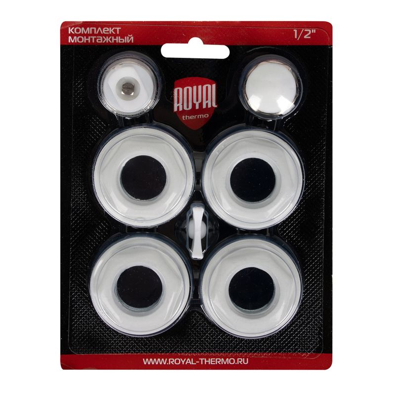 Комплект монтажный Royal Thermo RT1/2W 1”х 1/2" белый