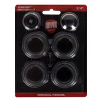 Комплект монтажный Royal Thermo RT3/4B 1”х 3/4" черный — 1