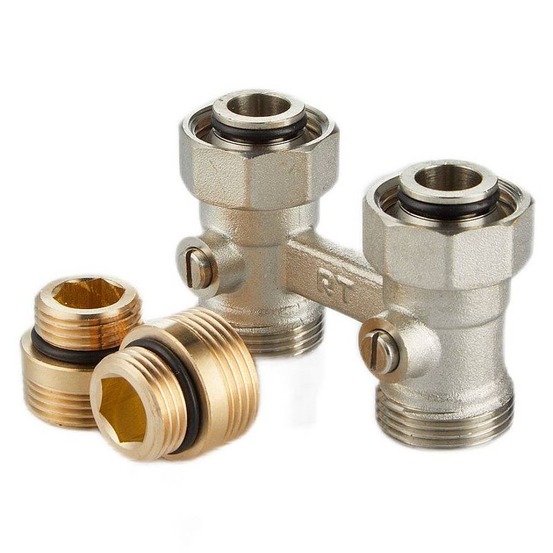Узел нижнего подключения Royal Thermo прямой 1/2"х3/4" EK RTE 07.00001
