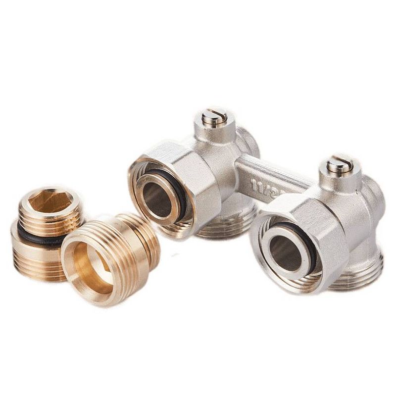 Узел нижнего подключения Royal Thermo угловой 1/2"х3/4" EK RTE 07.00002