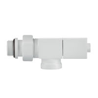 Набор дизайн-вентилей CUBE, осевой (белый) 1/2" — 6