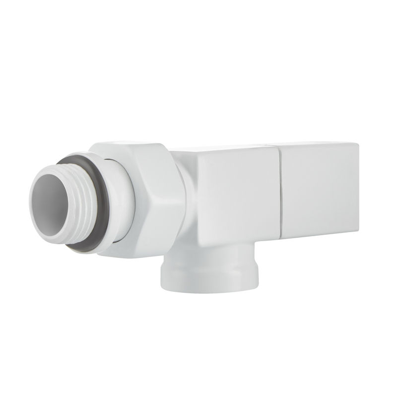 Набор дизайн-вентилей CUBE, осевой (белый) 1/2"