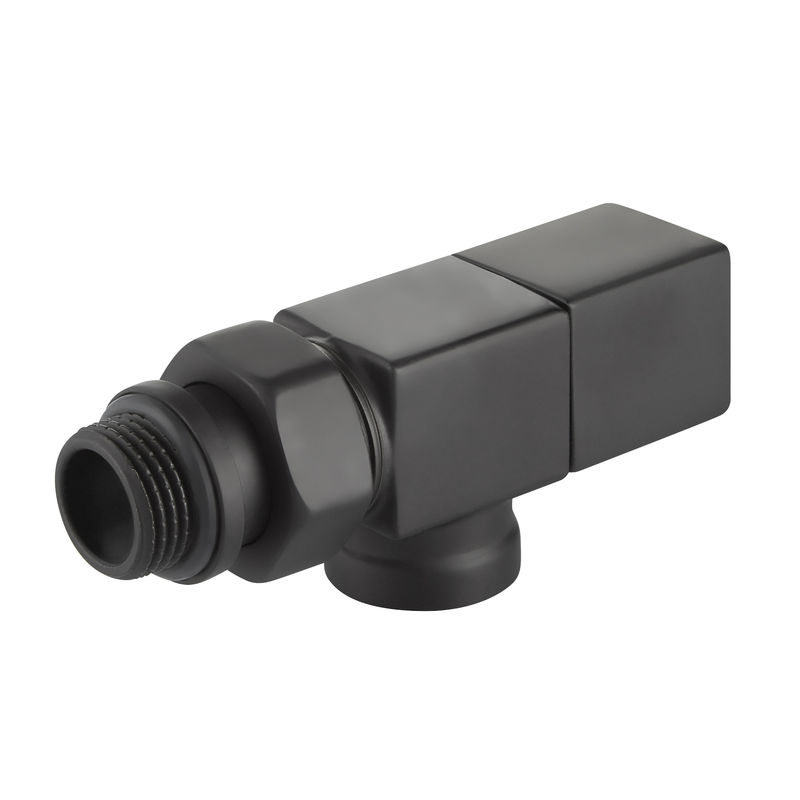 Набор дизайн-вентилей CUBE, осевой (черный) 1/2"