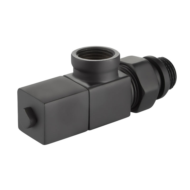 Набор дизайн-вентилей CUBE, осевой (черный) 1/2"