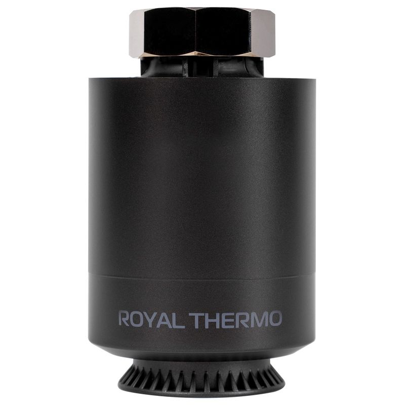 Термостат радиаторный электронный Royal Thermo Smart Heat, черный RTE 77.001B
