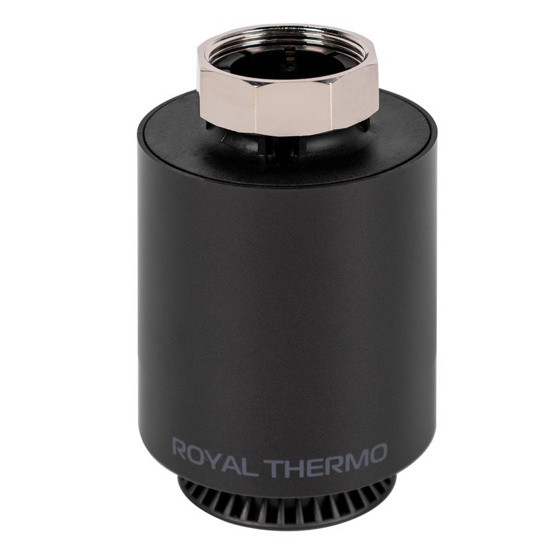 Термостат радиаторный электронный Royal Thermo Smart Heat, черный RTE 77.001B