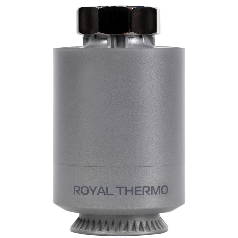 Термостат радиаторный электронный Royal Thermo Smart Heat, серебристый RTE 77.001S