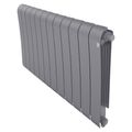 Радиатор биметаллический Royal Thermo Infinity 500 Silver Satin VR80 - 12 секц.