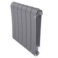 Радиатор биметаллический Royal Thermo Infinity 500 Silver Satin VR80 - 6 секц.