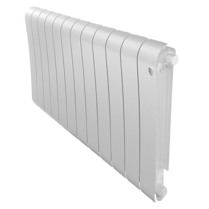 Радиатор биметаллический Royal Thermo Infinity 500 Bianco Traffico VR80 - 12 секц.
