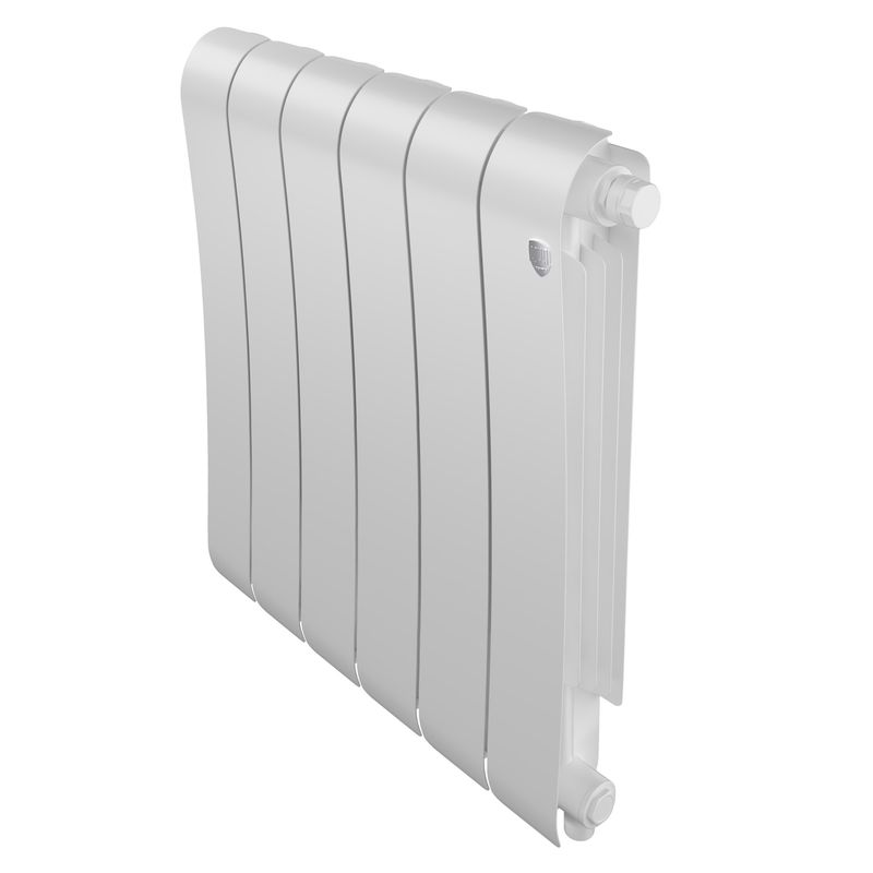 Радиатор биметаллический Royal Thermo Infinity 500 Bianco Traffico VR80 - 6 секц.