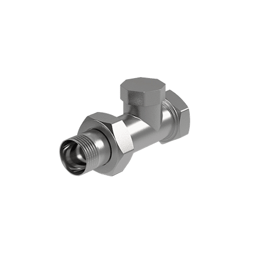 Вентиль на обратную подводку прямой, 1/2"