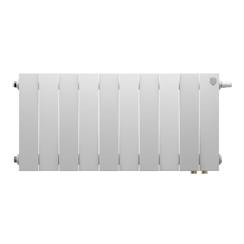 Радиатор биметаллический Royal Thermo PianoForte 300 Bianco Traffico VDR80 - 10 секц.