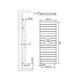 Royal Thermo Piano Forte 500 Tower Noir Sable 18 секций