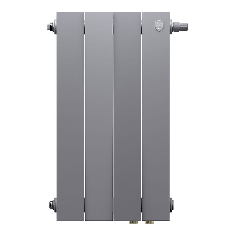 Радиатор биметаллический Royal Thermo PianoForte 500 Silver Satin VDR80 - 4 секц.
