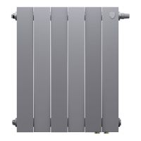 Радиатор биметаллический Royal Thermo PianoForte 500 Silver Satin VDR80 - 6 секц. — 2