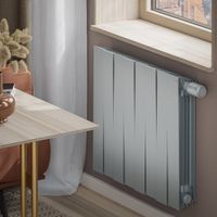 Радиатор биметаллический Royal Thermo PianoForte 500 Silver Satin VDR80 - 8 секц. — 4