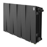 Радиатор биметаллический Royal Thermo PianoForte 300 Noir Sable VDR80 - 8 секц. — 1