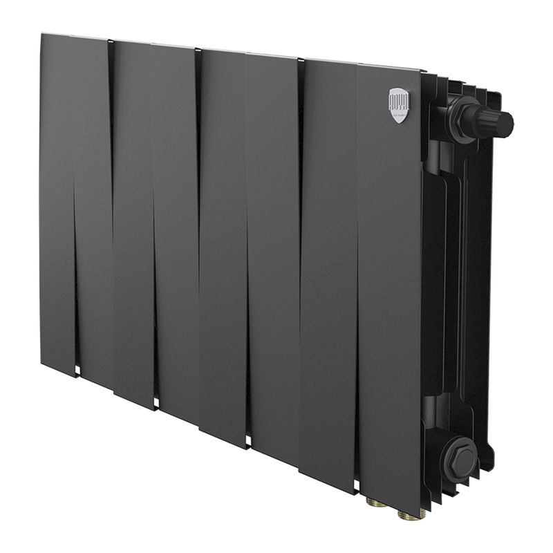 Радиатор биметаллический Royal Thermo PianoForte 300 Noir Sable VDR80 - 8 секц.