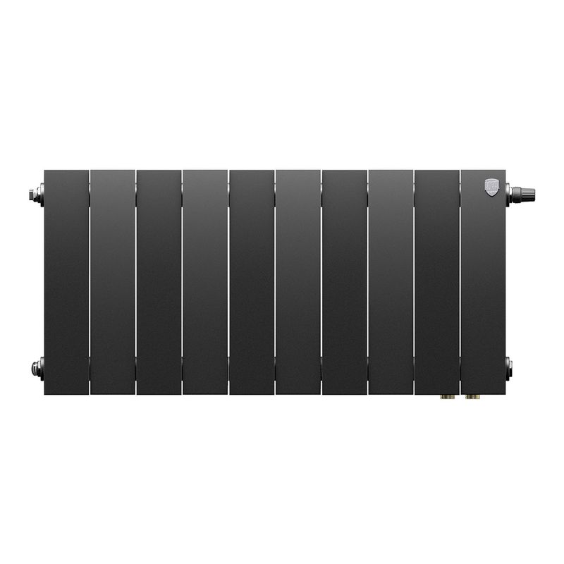 Радиатор биметаллический Royal Thermo PianoForte 300 Noir Sable VDR80 - 10 секц.