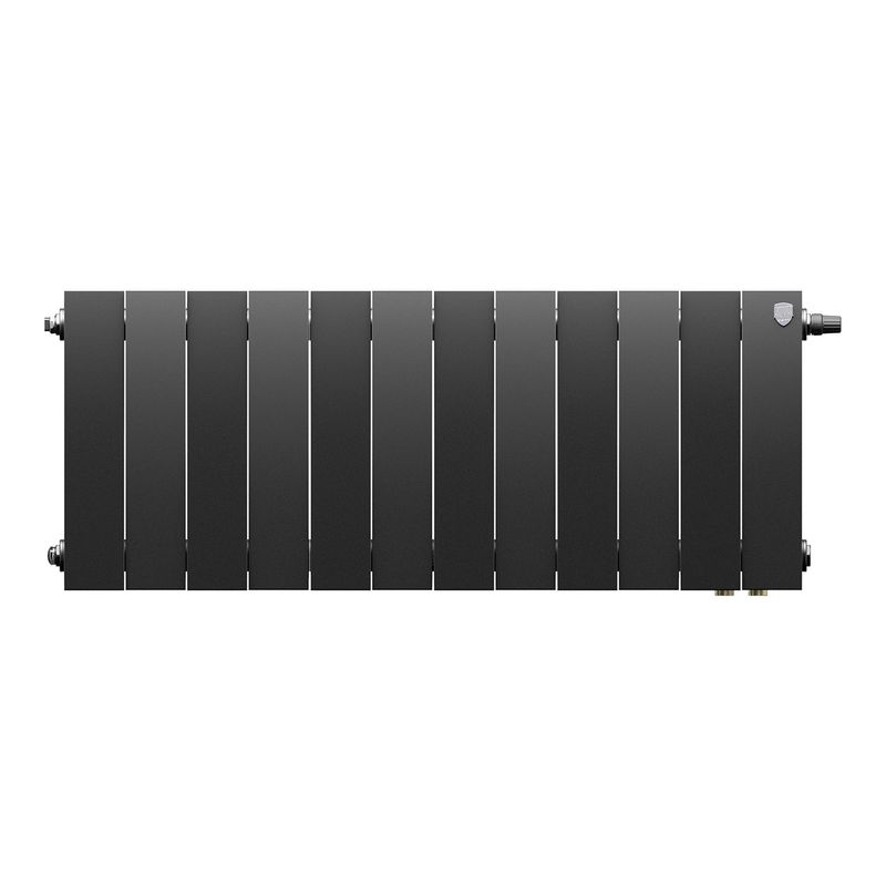 Радиатор биметаллический Royal Thermo PianoForte 300 Noir Sable VDR80 - 12 секц.