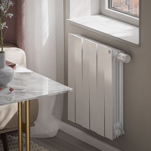 Радиатор биметаллический Royal Thermo PianoForte 500 Bianco Traffico VDR80 - 6 секц.