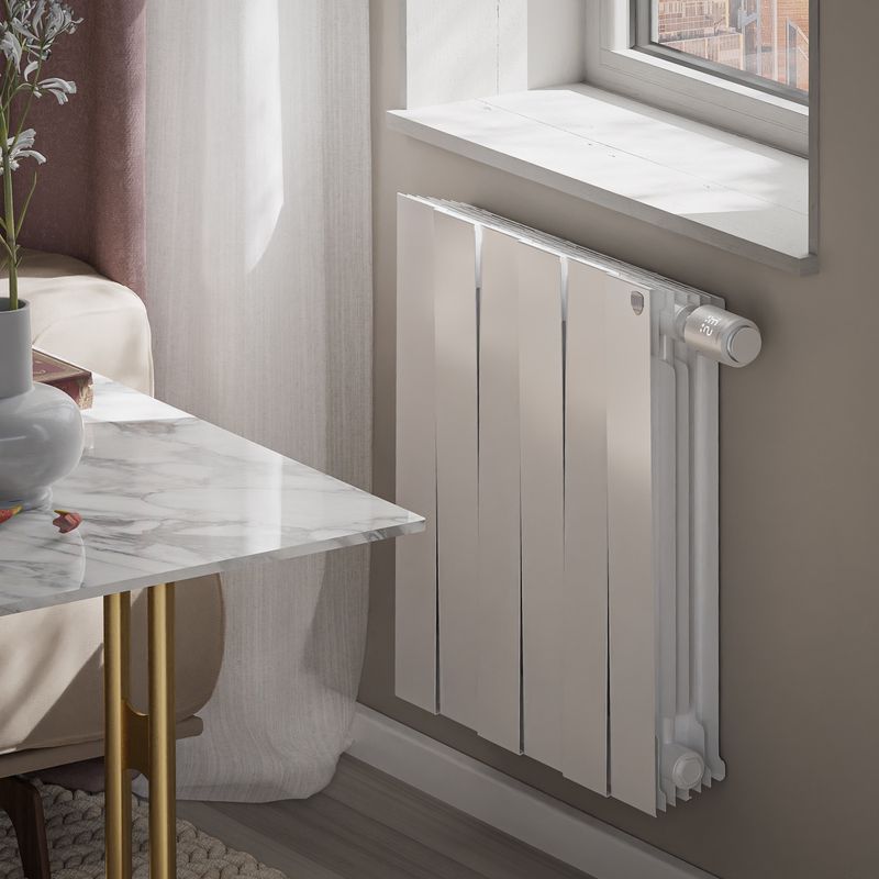 Радиатор биметаллический Royal Thermo PianoForte 500 Bianco Traffico VDR80 - 6 секц.