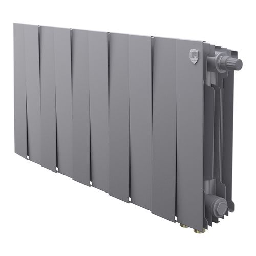 Радиатор биметаллический Royal Thermo PianoForte 300 Silver Satin VDR80 - 10 секц.