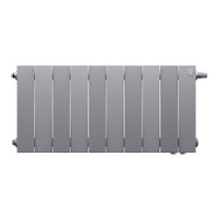 Радиатор биметаллический Royal Thermo PianoForte 300 Silver Satin VDR80 - 10 секц. — 2
