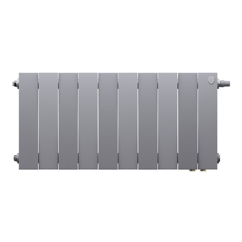 Радиатор биметаллический Royal Thermo PianoForte 300 Silver Satin VDR80 - 10 секц.