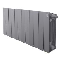 Радиатор биметаллический Royal Thermo PianoForte 300 Silver Satin VDR80 - 12 секц. — 1