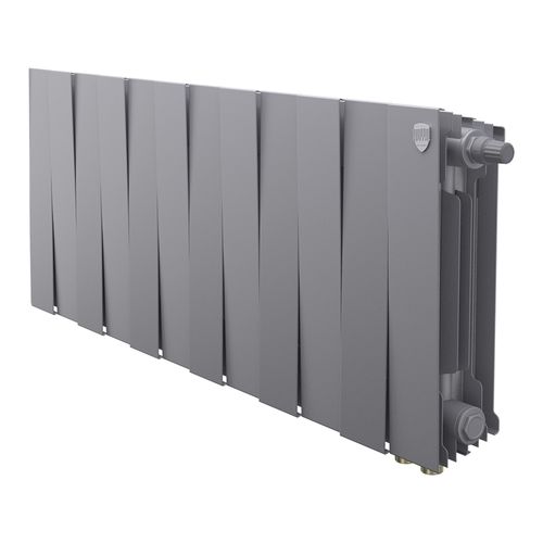 Радиатор биметаллический Royal Thermo PianoForte 300 Silver Satin VDR80 - 12 секц.
