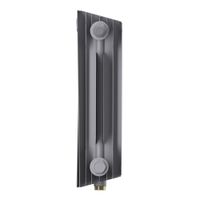 Радиатор биметаллический Royal Thermo PianoForte 300 Silver Satin VDR80 - 12 секц. — 3