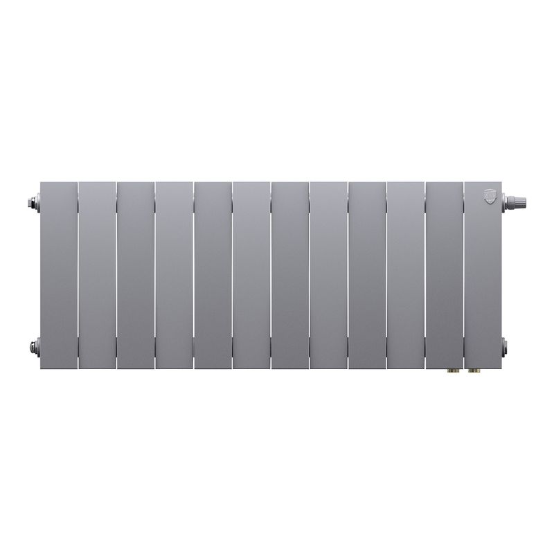 Радиатор биметаллический Royal Thermo PianoForte 300 Silver Satin VDR80 - 12 секц.