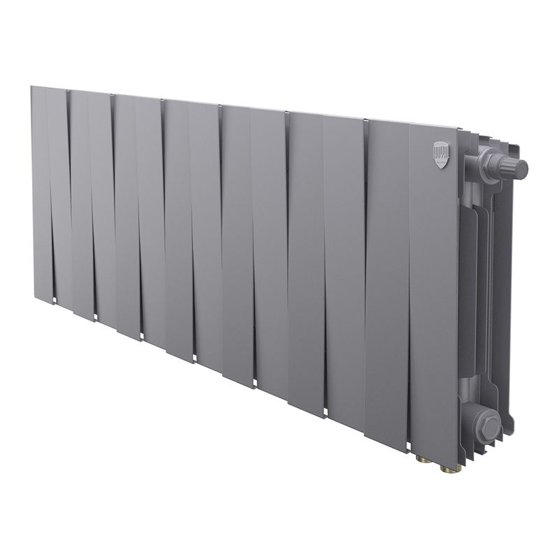 Радиатор биметаллический Royal Thermo PianoForte 300 Silver Satin VDR80 - 14 секц.