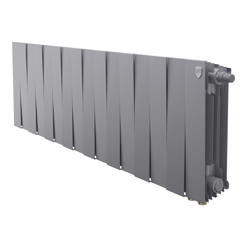 Радиатор биметаллический Royal Thermo PianoForte 300 Silver Satin VDR80 - 16 секц.