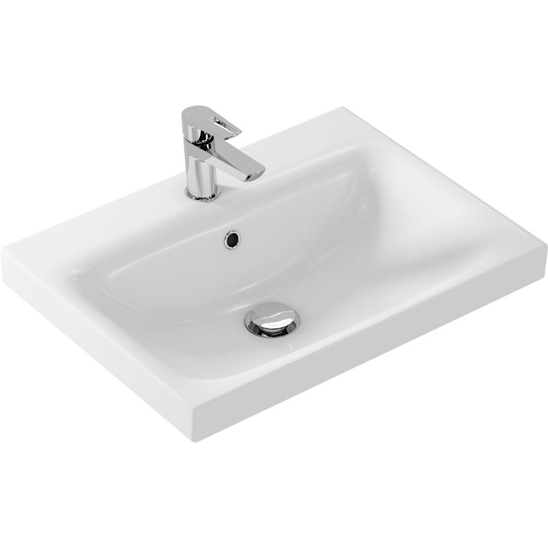 Раковина Cersanit Moduo 60 см широкая / S-UM-MOD60/1