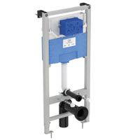 Унитаз подвесной с инсталляцией Ideal Standard Tesi Aquablade с кнопкой Oleas M3 S0079R0123AA хром — 2