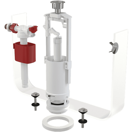 Выпускной комплект AlcaDrain (AlcaPlast) SA2000K 1/2" CHROM со стоп кнопкой, впускной механизм