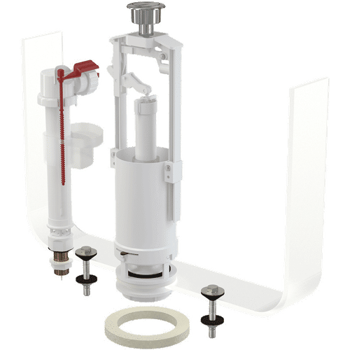 Выпускной комплект AlcaDrain (AlcaPlast) SA2000SK 1/2" CHROM со стоп кнопкой, впускной механизм