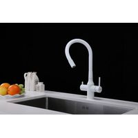 Смеситель для кухни Paulmark Salix Sa213419-431(WH) белый матовый — 5
