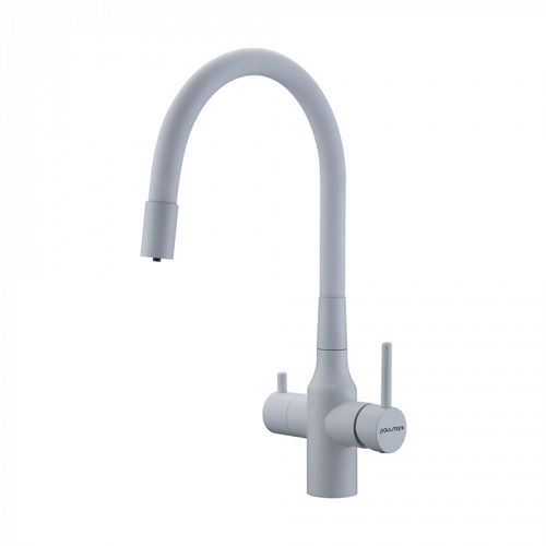 Смеситель для кухни Paulmark Salix Sa213419-431(WH) белый матовый