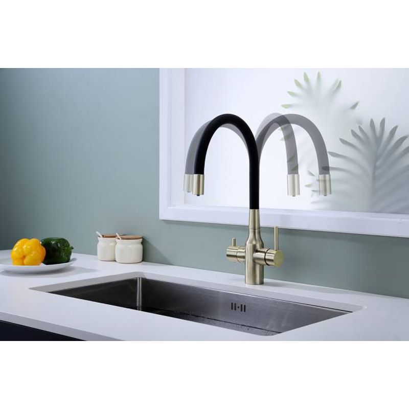 Смеситель для кухни Paulmark Salix Sa213419-BR бронза