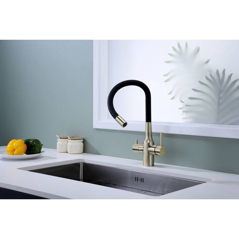 Смеситель для кухни Paulmark Salix Sa213419-BR бронза