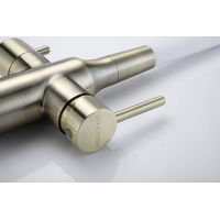 Смеситель для кухни Paulmark Salix Sa213419-BRw бронза/белый — 10