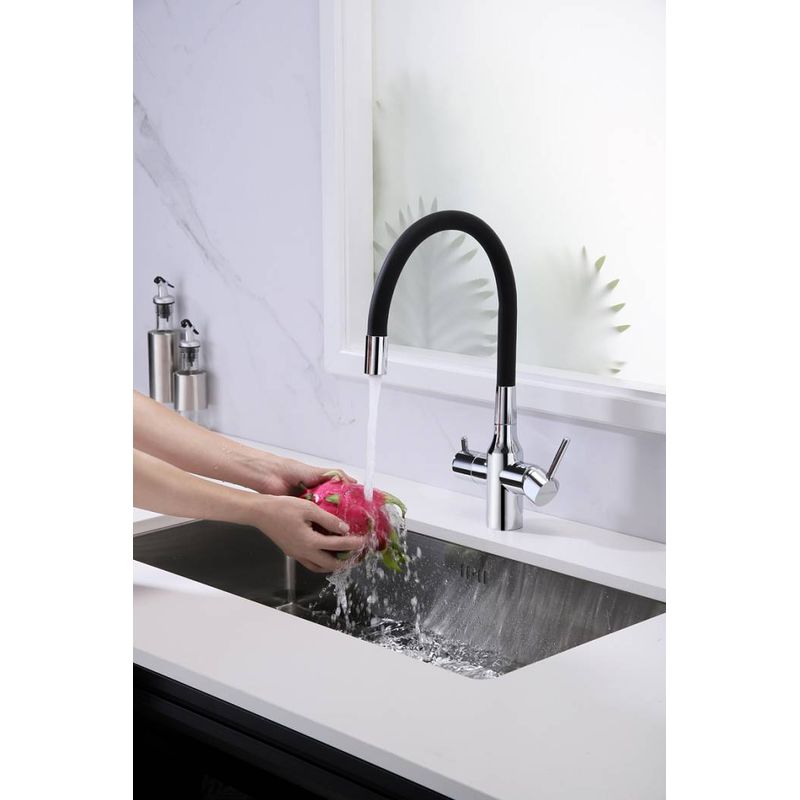 Смеситель для кухни Paulmark Salix Sa213419-CR хром