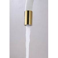 Смеситель для кухни Paulmark Salix Sa213419-Gw золото/белый — 7
