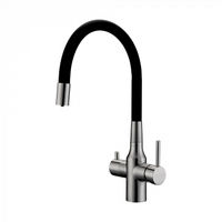 Смеситель для кухни Paulmark Salix Sa213419-NI(BS) никель — 1