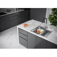 Смеситель для кухни Paulmark Salix Sa213419-NI(BS) никель — 11