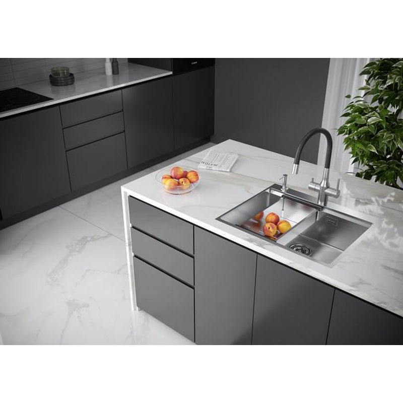 Смеситель для кухни Paulmark Salix Sa213419-NI(BS) никель